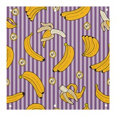 Pattern Bananas Fruit Tropical Seamless Texture Graphics Banner And Sign 3  X 3  by Bedest