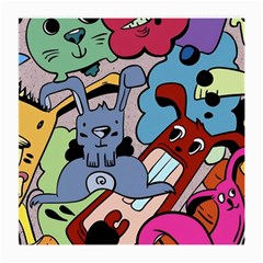 Graffiti Monster Street Theme Medium Glasses Cloth (2 Sides)