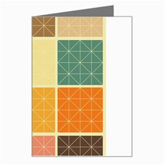 Square Cube Shape Colourful Greeting Card