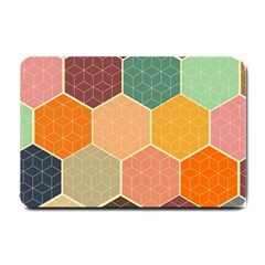 Abstract Hex Hexagon Grid Pattern Honeycomb Small Doormat