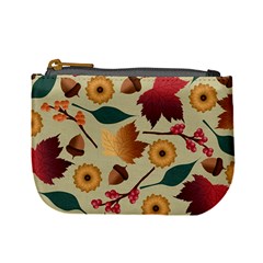 Autumn Leaves Colours Season Mini Coin Purse