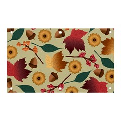 Autumn Leaves Colours Season Banner And Sign 5  X 3  by Ravend