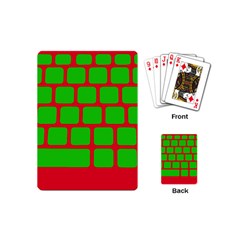 Keyboard Keys Computer Input Pc Playing Cards Single Design (mini) by Ravend