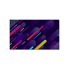 Colorful Abstract Background Sticker (rectangular)
