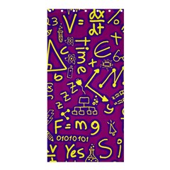 Background Doodles Math Shower Curtain 36  X 72  (stall) 