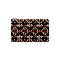 Vector Illustration Of Ukrainian Folk Seamless Pattern Ethnic Ornament Border Element Traditional Cosmetic Bag (small) by Bedest