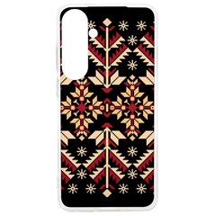 Vector Illustration Of Ukrainian Folk Seamless Pattern Ethnic Ornament Border Element Traditional Samsung Galaxy S24 Ultra 6 9 Inch Tpu Uv Case by Bedest