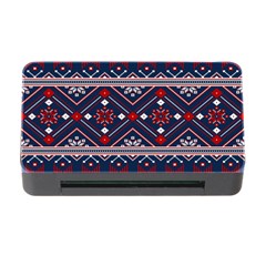 Ukrainian Folk Seamless Pattern Ornament Art Memory Card Reader With Cf