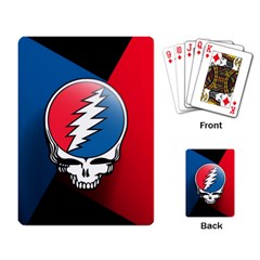 Grateful Dead Big Skull Playing Cards Single Design (rectangle)