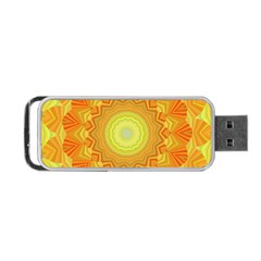 Sunshine Sunny Sun Abstract Yellow Portable Usb Flash (two Sides)