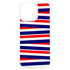 Red-white-blue-patriotic-ribbons Iphone 15 Plus Tpu Uv Print Case