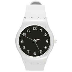 Fractal Round Plastic Sport Watch (m)