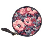 Vintage Floral Poppies Classic 20-CD Wallets Front
