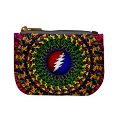 Grateful Dead Bear Pattern Mini Coin Purse