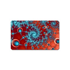 Fractal Pattern Background Magnet (name Card)