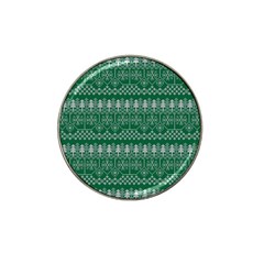 Christmas Knit Digital Hat Clip Ball Marker (10 Pack)