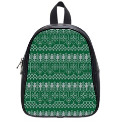 Christmas Knit Digital School Bag (small)