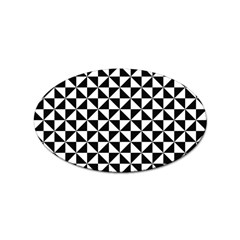 Triangle-pattern-simple-triangular Sticker Oval (10 Pack)