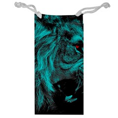 Angry Male Lion Predator Carnivore Jewelry Bag by Ndabl3x