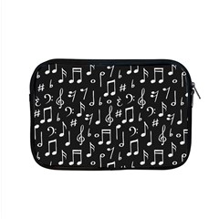 Chalk Music Notes Signs Seamless Pattern Apple Macbook Pro 15  Zipper Case