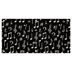 Chalk Music Notes Signs Seamless Pattern Banner And Sign 4  X 2 