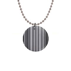 Barcode Pattern 1  Button Necklace by Ket1n9