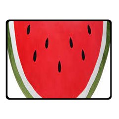 Watermelon Pillow Fluffy Two Sides Fleece Blanket (small)