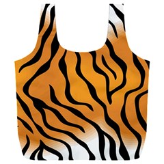 Tiger Skin Pattern Full Print Recycle Bag (xxl)