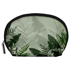 Banana Leaf Plant Pattern Accessory Pouch (large)