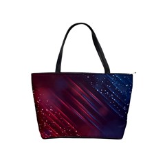 Illustrations Space Purple Classic Shoulder Handbag