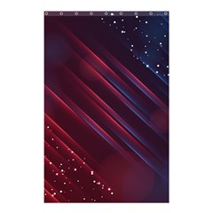 Illustrations Space Purple Shower Curtain 48  X 72  (small) 