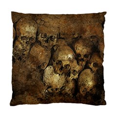 Skull Texture Vintage Standard Cushion Case (one Side)