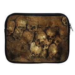 Skull Texture Vintage Apple Ipad 2/3/4 Zipper Cases