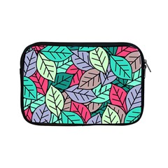 Pattern Leaves Background Nature Apple Ipad Mini Zipper Cases