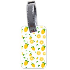 Illustrations Lemon Citrus Fruit Yellow Luggage Tag (two Sides)