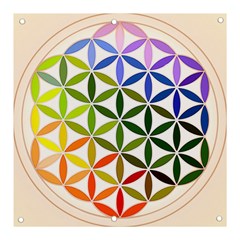 Mandala Rainbow Colorful Banner And Sign 3  X 3 