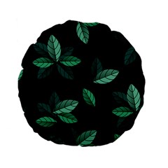 Foliage Standard 15  Premium Flano Round Cushions by HermanTelo