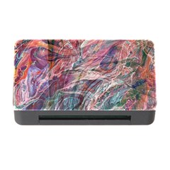 Abstract Summer Flow Memory Card Reader With Cf by kaleidomarblingart