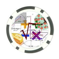 Mathematics Formula Physics School Poker Chip Card Guard (10 Pack) by Bedest