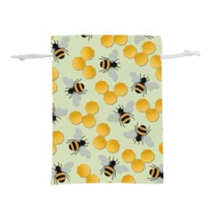 Bees Pattern Honey Bee Bug Honeycomb Honey Beehive Lightweight Drawstring Pouch (m) by Bedest
