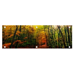 Forest Woods Autumn Nature Banner And Sign 6  X 2 