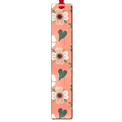 Flower Pink Brown Pattern Floral Large Book Marks