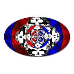 The Grateful Dead Oval Magnet by Grandong