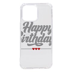 Birthday  Iphone 14 Pro Max Tpu Uv Print Case by didisemporium