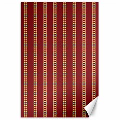 Template Background Red Strip Canvas 24  X 36  by Loisa77