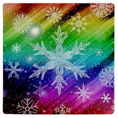 Christmas-snowflake-background Uv Print Square Tile Coaster 