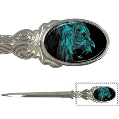 Angry Male Lion Predator Carnivore Letter Opener