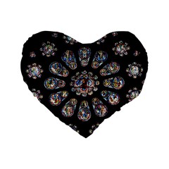 Photo Chartres Notre Dame Standard 16  Premium Heart Shape Cushions