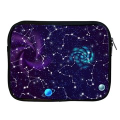 Realistic Night Sky Poster With Constellations Apple Ipad 2/3/4 Zipper Cases
