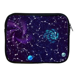 Realistic Night Sky Poster With Constellations Apple Ipad 2/3/4 Zipper Cases by Ket1n9